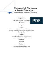 Realizar Un Cuadro Comparativo de Las Teorías e Investigación