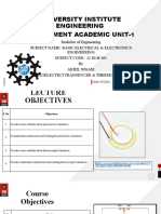 University Institute Engineering Department Academic Unit