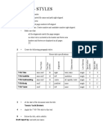 Activity - Styles