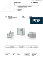 Especificação Técnica Compressor de Ar de Partida Sperre XA180