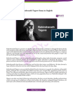 Rabindranath Tagore Essay in English