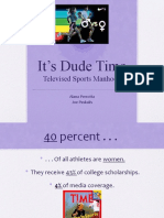 It's Dude Time: Televised Sports Manhood