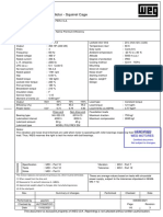 Three Phase Induction Motor - Squirrel Cage: Data Sheet