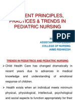 988 Current Principles Practies and Trends in Pediatric Nursing