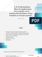 RAE de Profesionalismo Identificar Las Implicaciones Éticas Asociadas Con La Ponderación Del Balance Riesgo-Beneficio en El Bypass Gástrico.