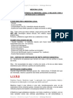 Medicina Legal - Resumão 1º Semestre