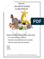 Namma Kalvi 12th Bio-Zoology Study Material