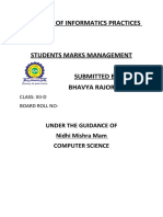 Student Marks Management System