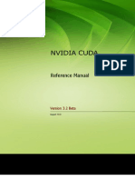 CUDA Toolkit Reference Manual