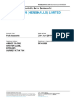 AIM AVIATION (HENSHALLS) LIMITED - Company Accounts From Level Business