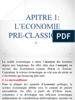 Chapitre 1 Leconomie Pre Classique