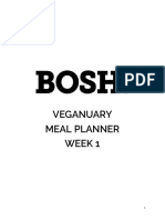 Bosh Veganuary Meal Planner-Week 1