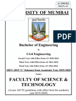 Civil Engineering Syllabus Sem V Mumbai University