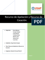 Recurso de Apelación y Casación