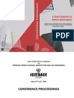 ICETDACE 2020 - International Conference On Emerging Trends in Design, Architecture and Civil Engineering