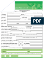 Application For Overseas Qualification Assessment