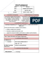 Detailed Lesson Plan Grade 8 - Mathematics: M8Al-Iic-1