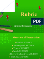 Rubric: Virgilio Bernardino