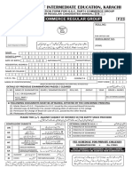 Cr-Xi: Board of Intermediate Education, Karachi