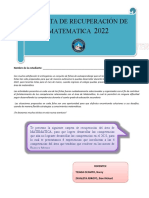 Carpeta de Recuperacion Matematica - 3° Va - 2021