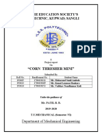 Latthe Education Society'S Polytechnic, Kupwad Sangli: "Corn Thresher Mini"