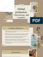 Global Production,: Outsourcing, and Logistics