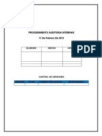 Gc-pr-04. Procedimiento para Auditoria Internas