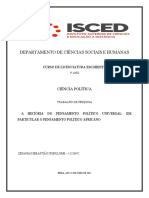 Trabalho Ciencia Politica