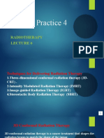 Clinical Practice 4: Radiotherapy