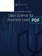 Data Science For Business Leaders: Executive Program Syllabus