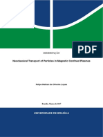 Neoclassical Transport of Particles in Magnetic Confined Plasmas