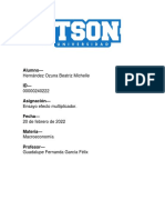 Macroeconomia - Ensayo Efecto Multiplicador