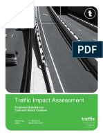 Traffic Impact Assessment Townson Road Colebee Luxeland Development P - LA09B