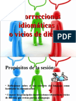 Incorrecciones Idiomaticas