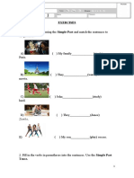 Exercícios 8° Ano Simple Past