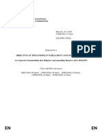 La Comisión Europea Publica La Propuesta de Directiva Sobre Debida Diligencia en Materia de Sostenibilidade Mpresarial