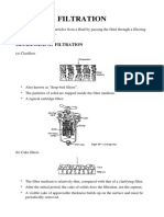 Mechansims of Filtration