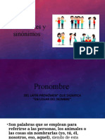 Pronombres y Sinónimos