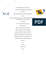 Tarea#3.1.etapa de Reflexión de La Fase Preparatoria de La Investigación Cualitativa