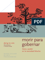 Morir para Gobernar Sexo y Poder en La Sociedad Moche by Steve Bourget Luis Cornejo B.