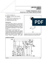 LM123/LM223 LM323: Three-Terminal 3A-5V Positive Voltage Regulators