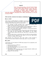 Unit-5: GSM (Global System For Mobile Communication) What Is GSM?