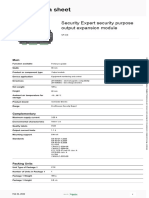 EcoStruxure™ Security Expert - SP-O8