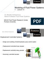 Design and Modeling of Fluid Power Systems: ME 597/ABE 591 - Lecture 13