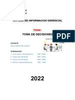 Toma de Decisiones: Sistema de Informacion Gerencial