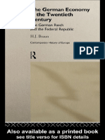 (Routledge Contemporary Economic History of Europe Series) Hans-Joachim Braun-The German Economy in The Twentieth Century - The German Reich and The Federal Republic-Routledge (1990)