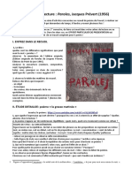 Activites Lecture PREVERT