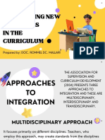 Integrating New Literacies in The Curriculum: Prepared By: DOC. ROMMEL DC. MALLARI