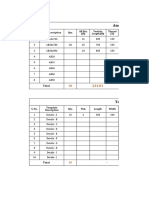 Anchor Bolt: S. No. Bolt Description Qty. AB Dia. (D) Verticle Length (H) Thread (T)