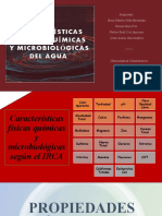 Características Físicas, Químicas y Microbiológicas Del Agua